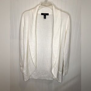 Forever 21 Sweater Cardigan White Size S